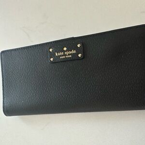Kate Spade Black Leather Wallet